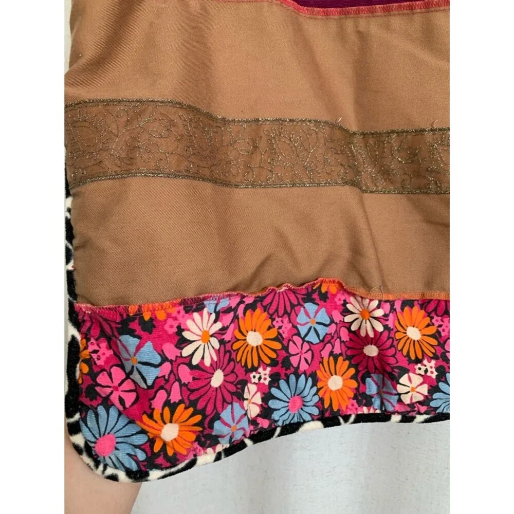 Seventeen Magazine Y2K Girl Floral Patchwork Corduroy Purple Pattern PillowCases